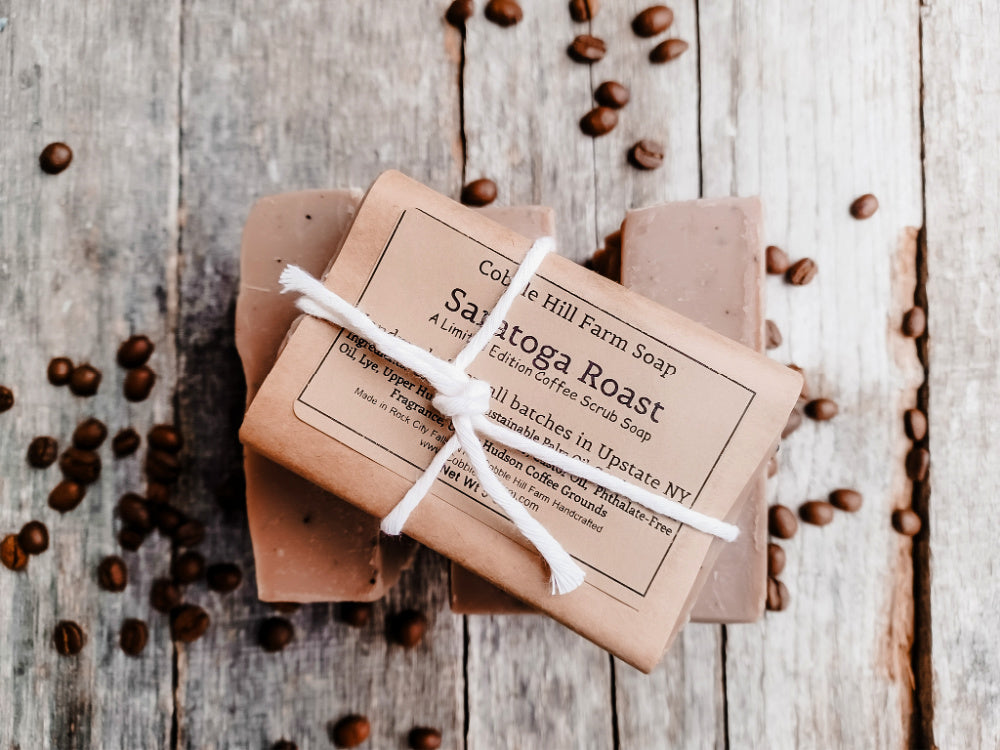 NEW Saratoga Roast Limited Edition Coffee Scrub Soap - Cobble Hill Farm ...