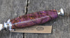 Handcrafted Curly Oak Wood (with purple dye) Fusion or Mach III Razor