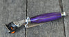 Handcrafted Spalted Maple Wood (with purple dye) Fusion or Mach III Razor